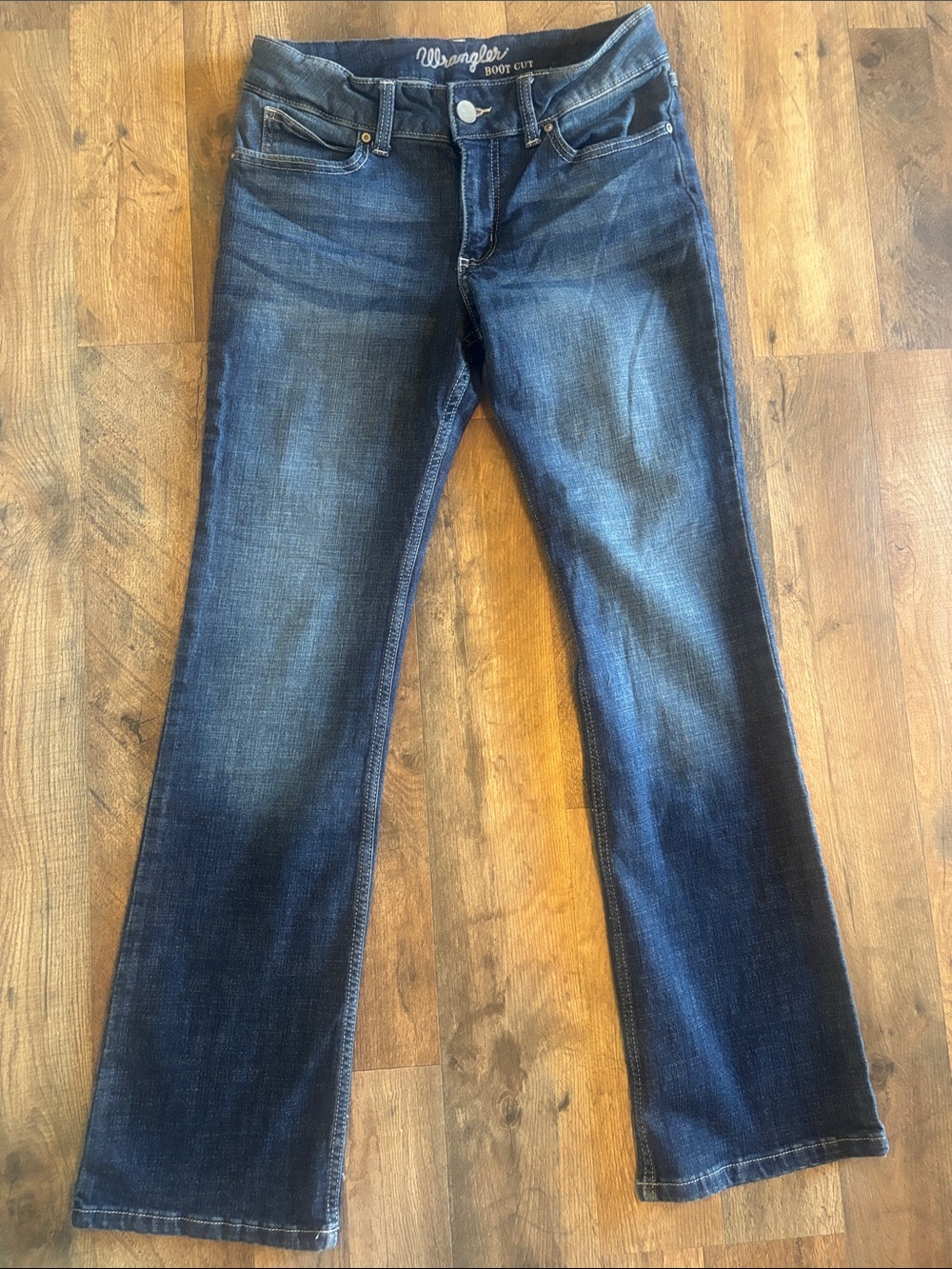 Wrangler Dark Blue Women's Boot Cut Jeans